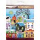 Mini Bead embroidery kit Bright houses