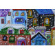 Mini Bead embroidery kit Bright houses