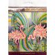 Mini Bead embroidery kit Pink flamingos