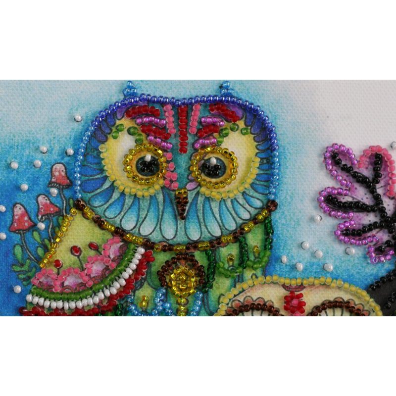 Mini Bead embroidery kit Night couple