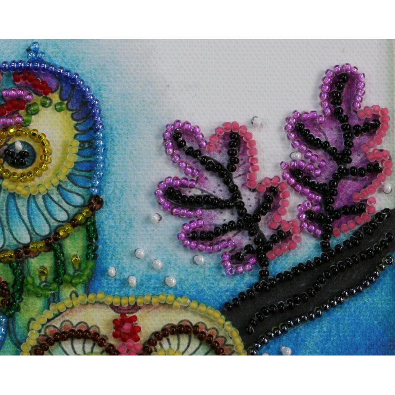 Mini Bead embroidery kit Night couple