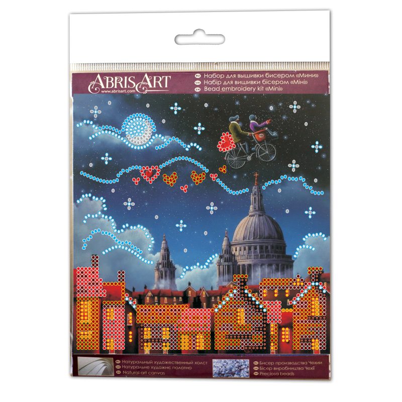 Mini Bead embroidery kit Romantic trip
