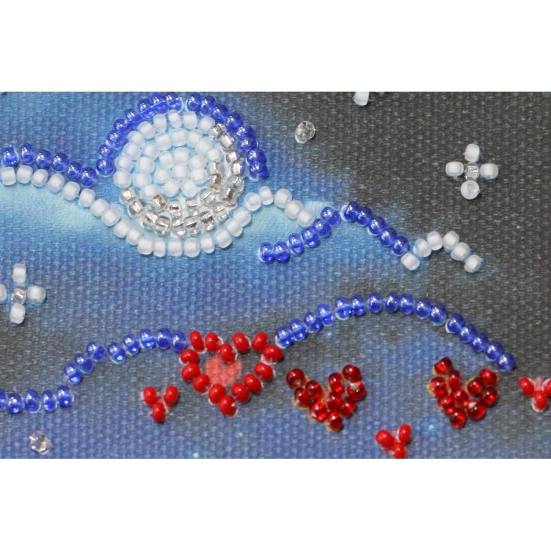 Mini Bead embroidery kit Romantic trip