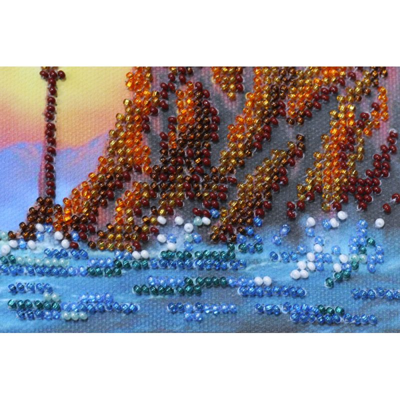 Mini Bead embroidery kit Hearts connection
