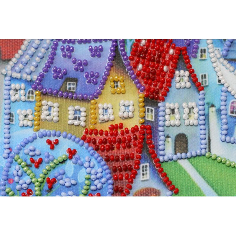 Mini Bead embroidery kit Moon  melody