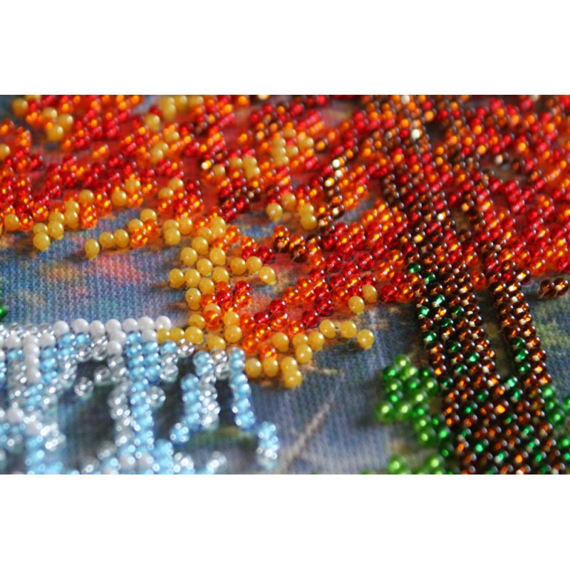 Набір для вишивання бісером на художньому полотні "Біля водограю"