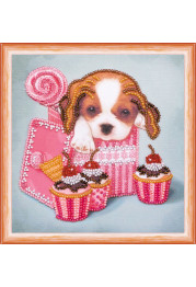 Mini Bead embroidery kit Sweet joy