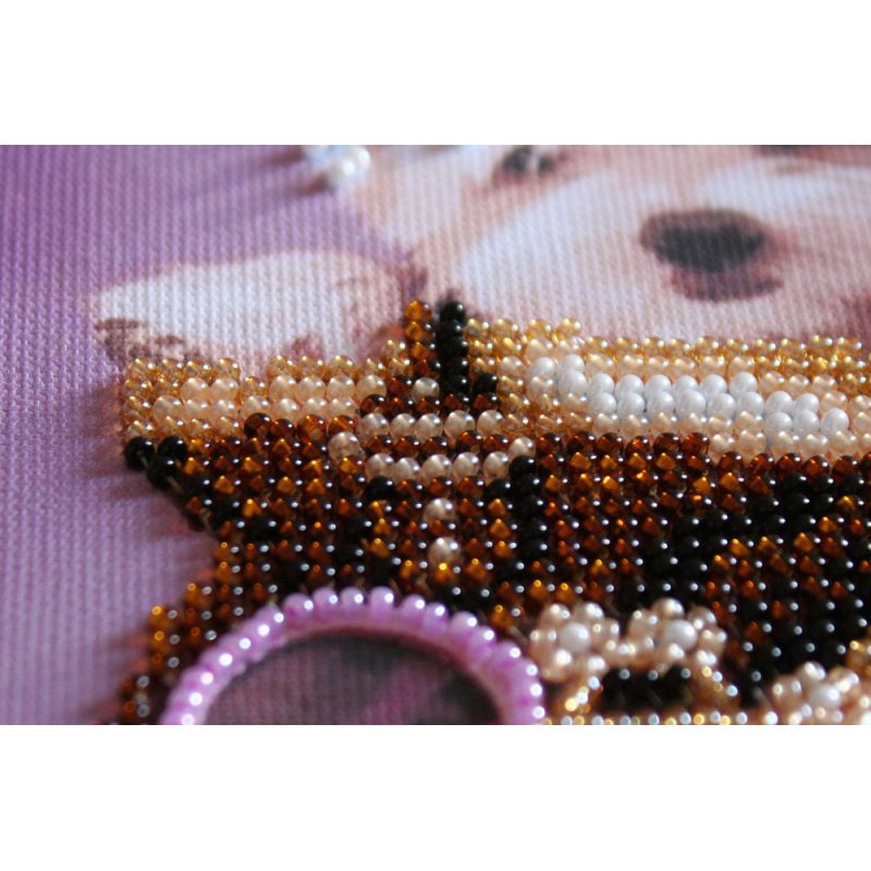 Mini Bead embroidery kit Little friend
