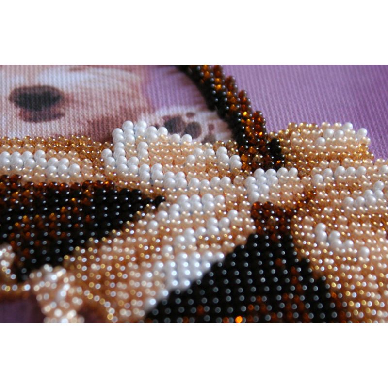 Mini Bead embroidery kit Little friend