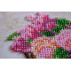 Mini Bead embroidery kit Garden flowers