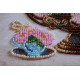 Mini Bead embroidery kit Garden flowers