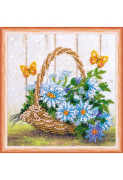 Mini Bead embroidery kit Summer bouquet