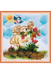 Mini Bead embroidery kit In to the happiness