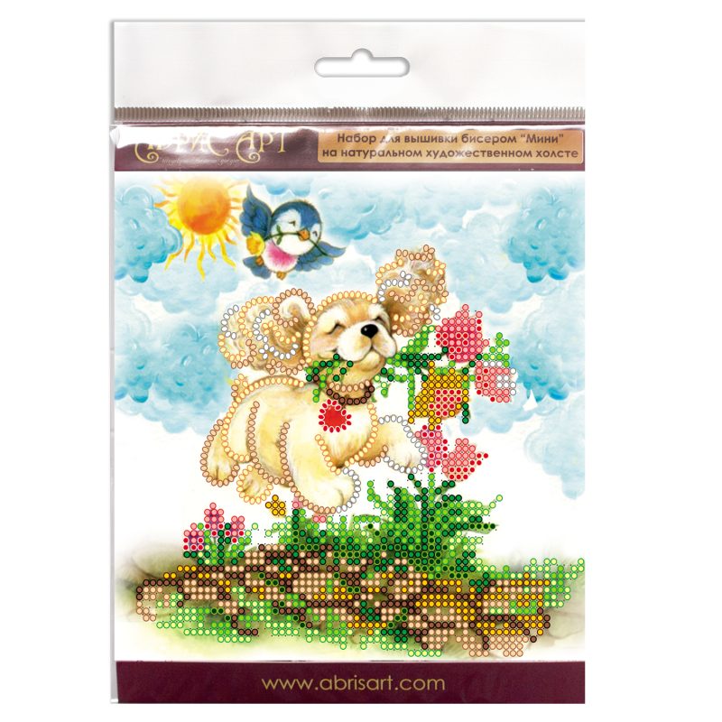 Mini Bead embroidery kit In to the happiness