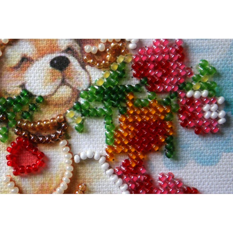 Mini Bead embroidery kit In to the happiness