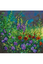 Mini Bead embroidery kit Wild field