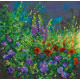Mini Bead embroidery kit Wild field