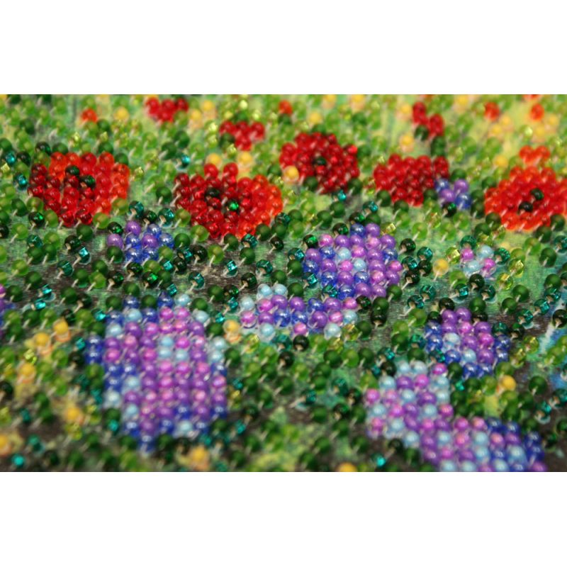 Mini Bead embroidery kit Wild field
