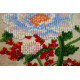 Mini Bead embroidery kit White flower