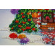 Mini Bead embroidery kit Gingerbread house