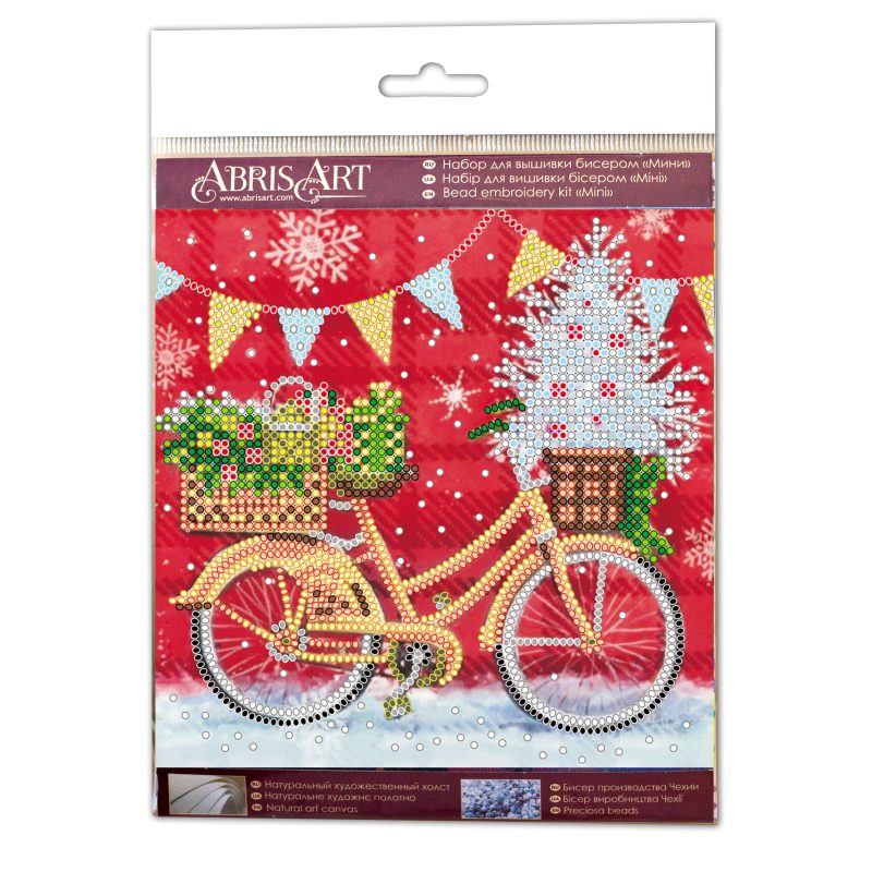 Mini Bead embroidery kit Holiday time