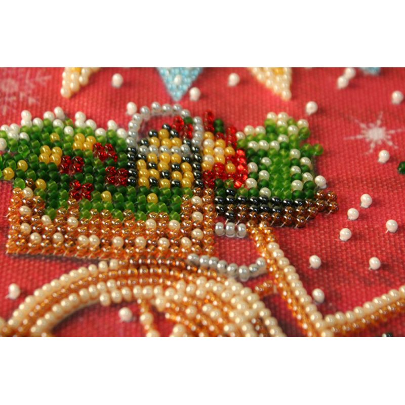 Mini Bead embroidery kit Holiday time