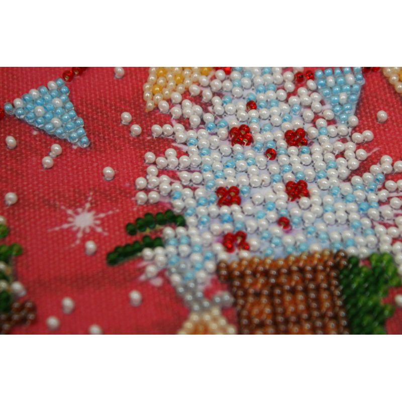 Mini Bead embroidery kit Holiday time