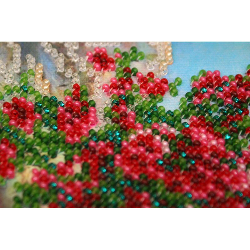Mini Bead embroidery kit Sea outside the window