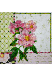 Mini Bead embroidery kit Shabby chic