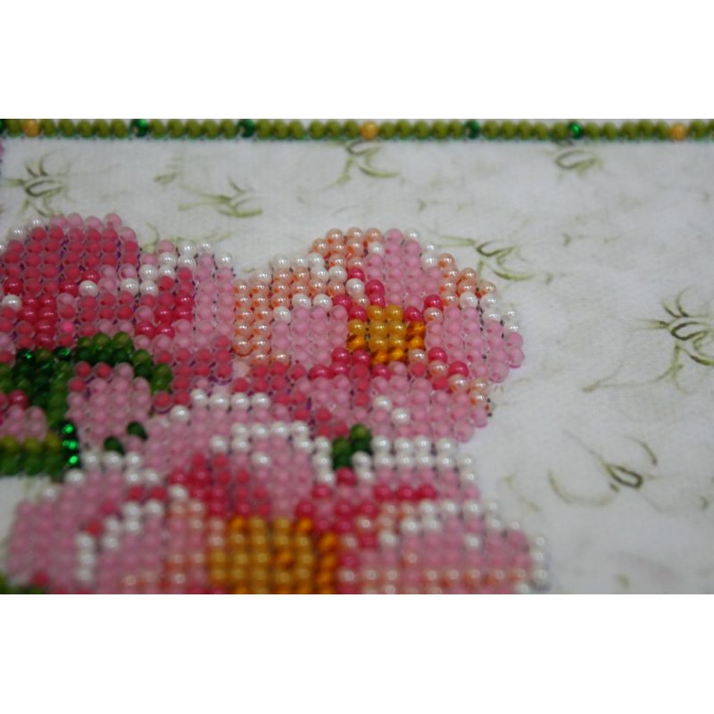 Mini Bead embroidery kit Shabby chic
