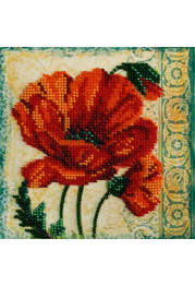 Mini Bead embroidery kit Red velvet