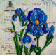 Mini Bead embroidery kit Ultramarine