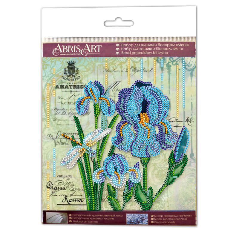 Mini Bead embroidery kit Ultramarine