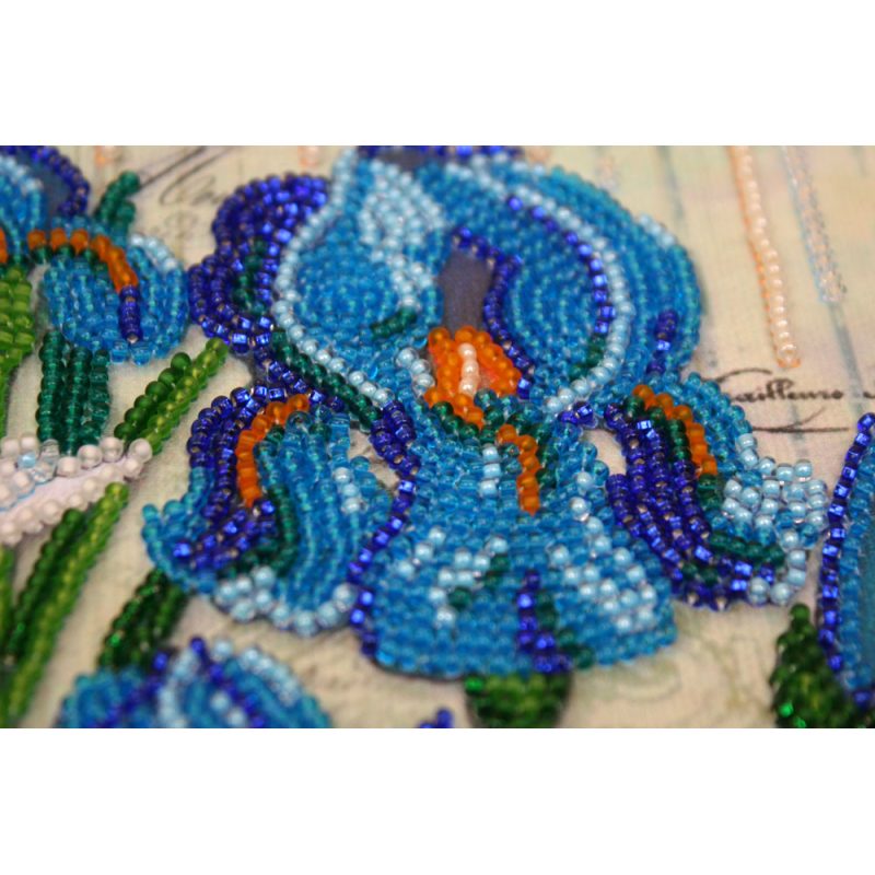 Mini Bead embroidery kit Ultramarine