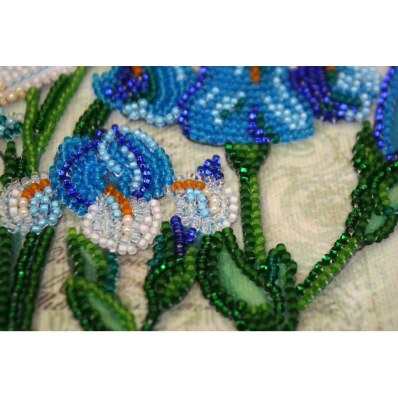 Mini Bead embroidery kit Ultramarine