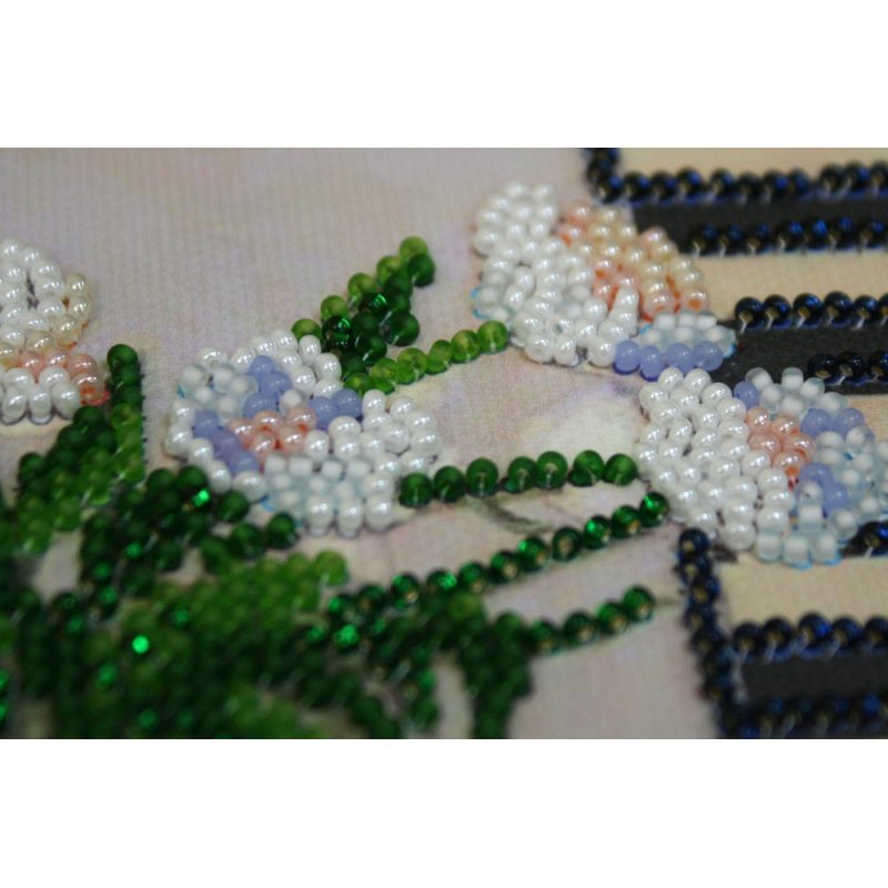 Mini Bead embroidery kit Vintage