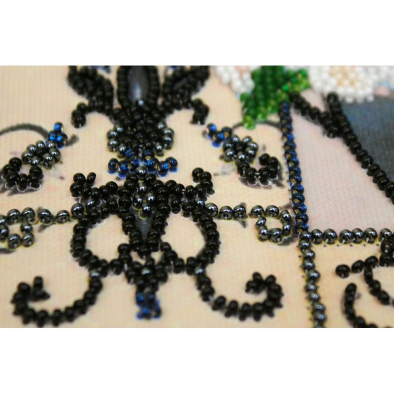 Mini Bead embroidery kit Vintage