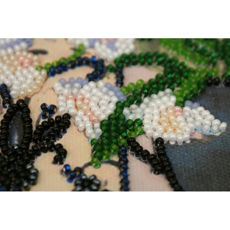 Mini Bead embroidery kit Vintage