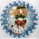 Mini Bead embroidery kit Christmas angel