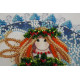 Mini Bead embroidery kit Christmas angel