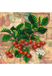 Mini Bead embroidery kit Cherry twig