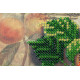 Mini Bead embroidery kit Apricot branch