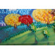 Mini Bead embroidery kit Flying pig