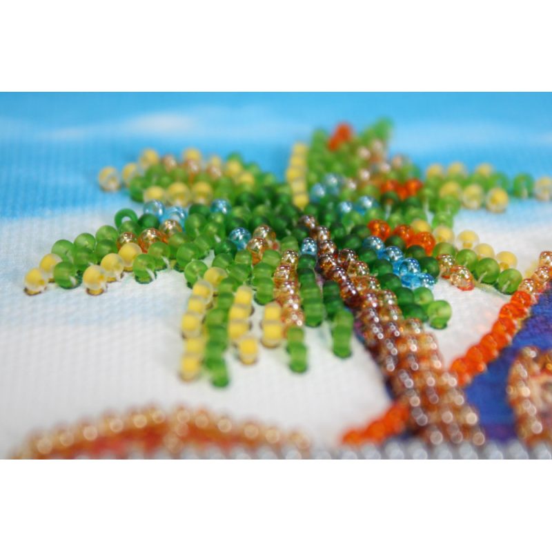 Mini Bead embroidery kit Surfing