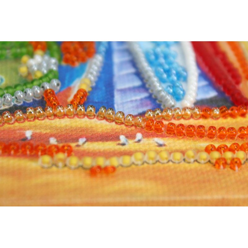 Mini Bead embroidery kit Surfing