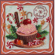 Mini Bead embroidery kit Holiday sweets