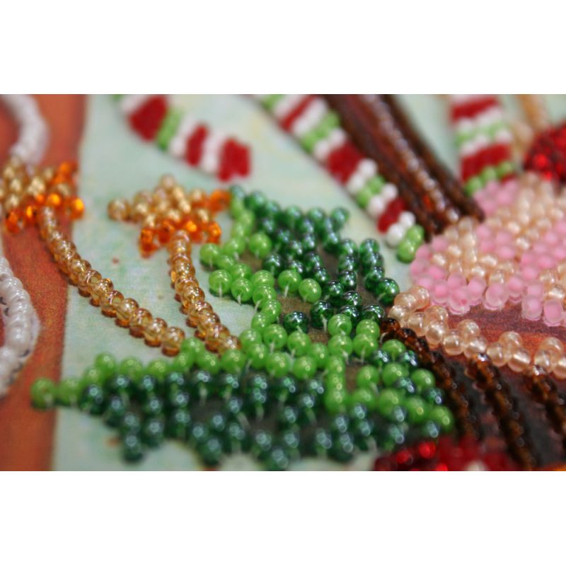 Mini Bead embroidery kit Holiday sweets