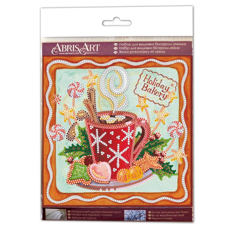 Mini Bead embroidery kit Aroma of the holiday