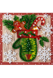 Mini Bead embroidery kit Children's holiday