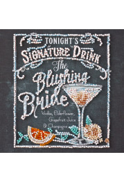 Mini Bead embroidery kit Blushing bride